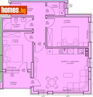 Тристаен, 99m² - Апартамент за продажба - 120738784