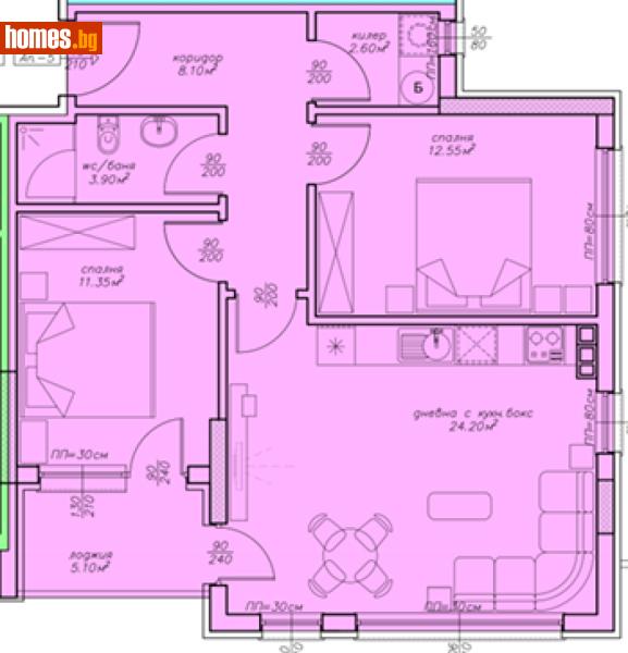 Тристаен, 99m² - Кв. Каменица , Пловдив - Апартамент за продажба - АВИРЕКС НЕДВИЖИМИ ИМОТИ - 120738784