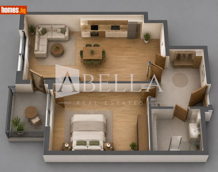 Двустаен, 62m² - Жк. Овча Купел 2, София - Апартамент за продажба - Абела - 120740993