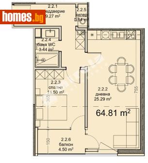 Двустаен, 77m² - Апартамент за продажба - 120748689