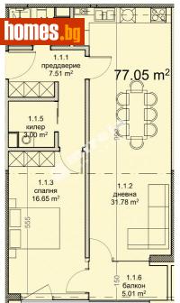 Двустаен, 91m² - Апартамент за продажба - 120748700