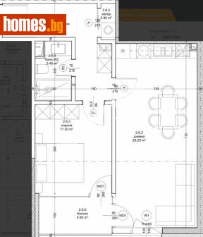 Двустаен, 77m² - Апартамент за продажба - 120748720