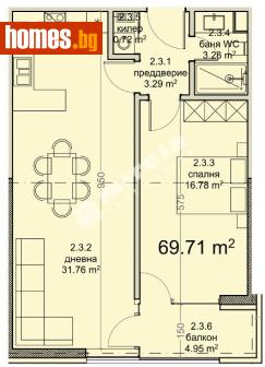 Двустаен, 83m² - Апартамент за продажба - 120748730