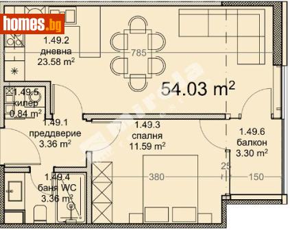 Двустаен, 65m² - Апартамент за продажба - 120748799