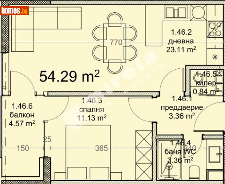 Двустаен, 63m² - Кв. Владиславово, Варна - Апартамент за продажба - МИРЕЛА - 120748815