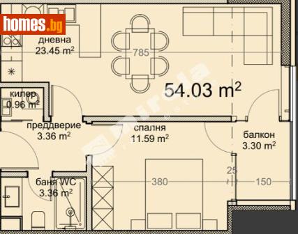 Двустаен, 65m² - Апартамент за продажба - 120748841