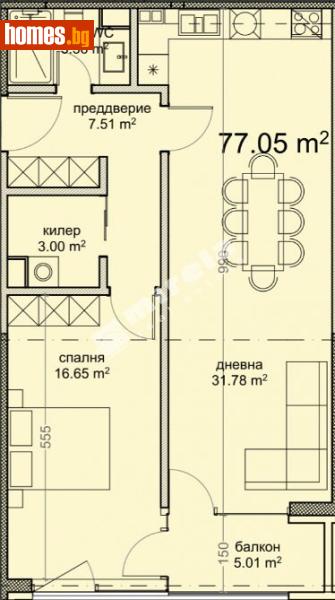 Двустаен, 91m² - Кв. Владиславово, Варна - Апартамент за продажба - МИРЕЛА - 120748856