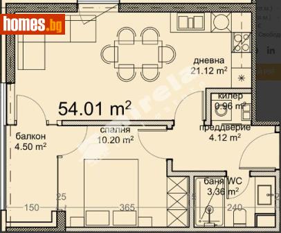 Двустаен, 63m² - Апартамент за продажба - 120748872