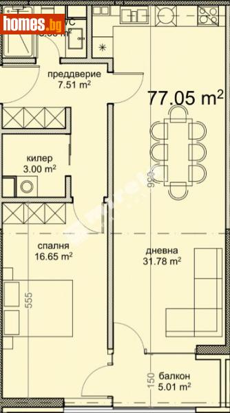 Двустаен, 91m² - Кв. Владиславово, Варна - Апартамент за продажба - МИРЕЛА - 120748875