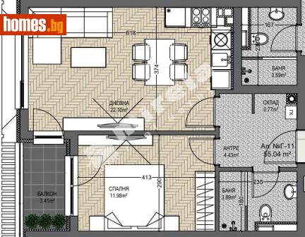 Двустаен, 68m² - Апартамент за продажба - 120748890