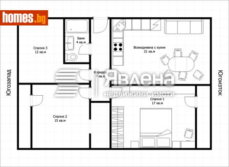 Четиристаен, 80m² - Апартамент за продажба - 120749140