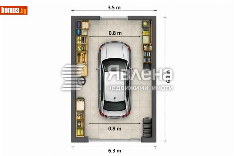 Гараж, 21m² - Кв. Кръстова Вада, София - Апартамент за продажба - ЯВЛЕНА - 120749209