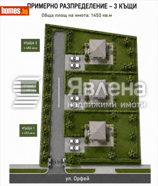 Парцел, 1453m² - Гр.Костинброд, Софийска - Парцел за продажба - ЯВЛЕНА - 120749360