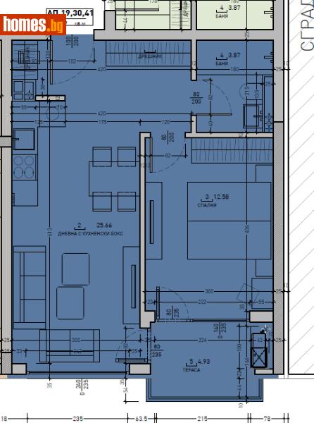 Двустаен, 66m² - Кв. Малинова Долина, София - Апартамент за продажба - К - КОНСУЛТ  - 120749705
