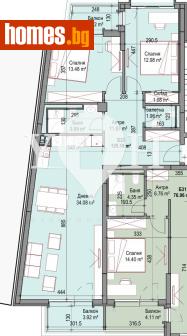 Тристаен, 125m² - Апартамент за продажба - 120759131