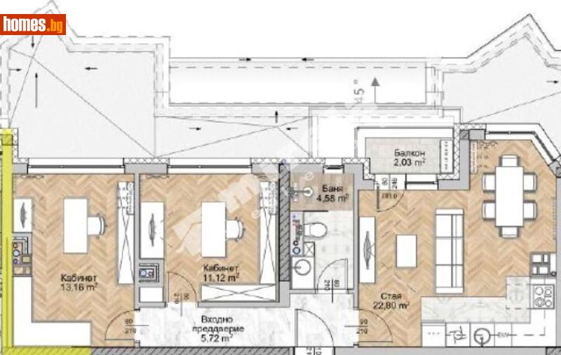 Тристаен, 82m² - Жк. Люлин 8, София - Апартамент за продажба - МИРЕЛА - 120765746