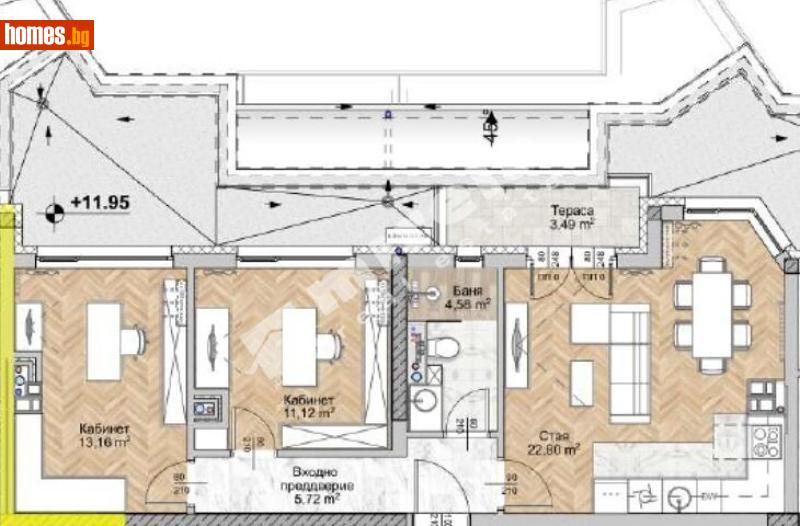 Тристаен, 83m² - Жк. Люлин 8, София - Апартамент за продажба - МИРЕЛА - 120765750