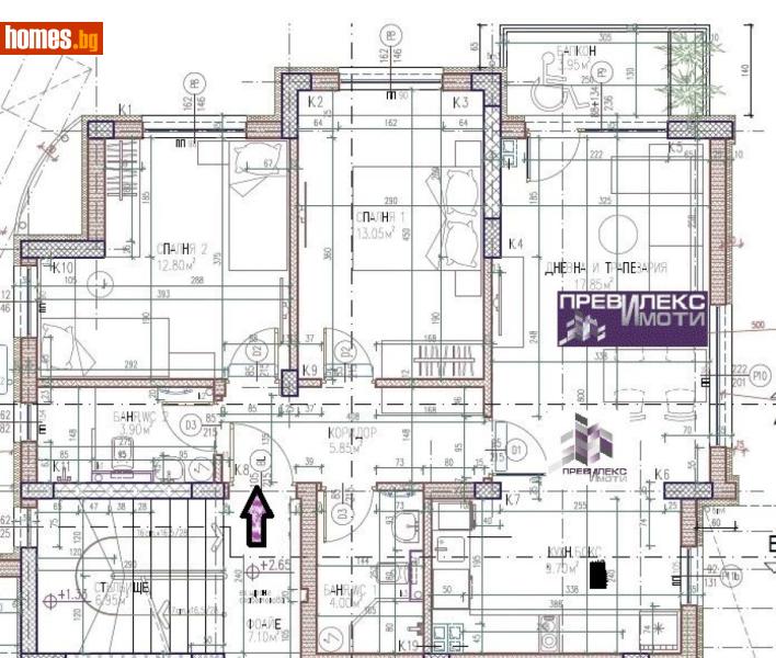 Тристаен, 112m² -  Център, Пловдив - Апартамент за продажба - Превилекс имоти ЕООД - 120768972