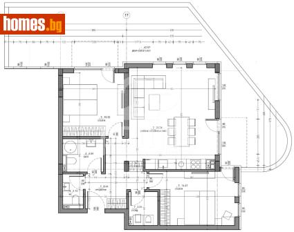 Тристаен, 106m² - Апартамент за продажба - 120770691