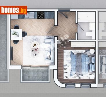 Двустаен, 61m² - Апартамент за продажба - 120785459
