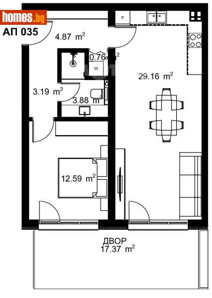 Двустаен, 72m² - К.к.Св.Константин и Елена, Варна - Апартамент за продажба - ИМОТЕКА АД - 120785546