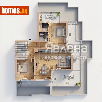 Тристаен, 194m² - Апартамент за продажба - 120785619