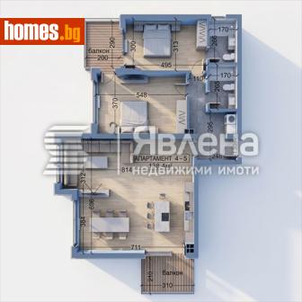 Тристаен, 165m² - Апартамент за продажба - 120785621
