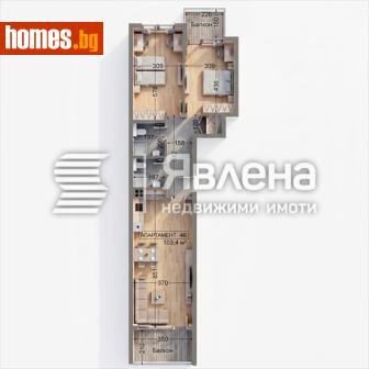 Тристаен, 122m² - Апартамент за продажба - 120785622
