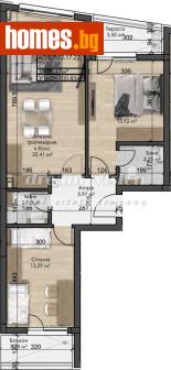 Тристаен, 102m² - Апартамент за продажба - 120789616