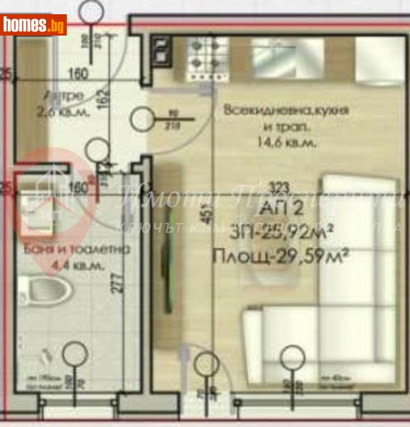 Едностаен, 29m² - Гр.Велинград, Пазарджик - Апартамент за продажба - Имоти Просперити - 120800767