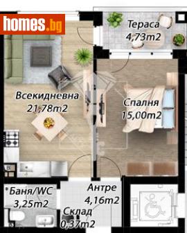 Двустаен, 66m² - Апартамент за продажба - 120802105