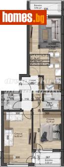 Тристаен, 106m² - Апартамент за продажба - 120804587