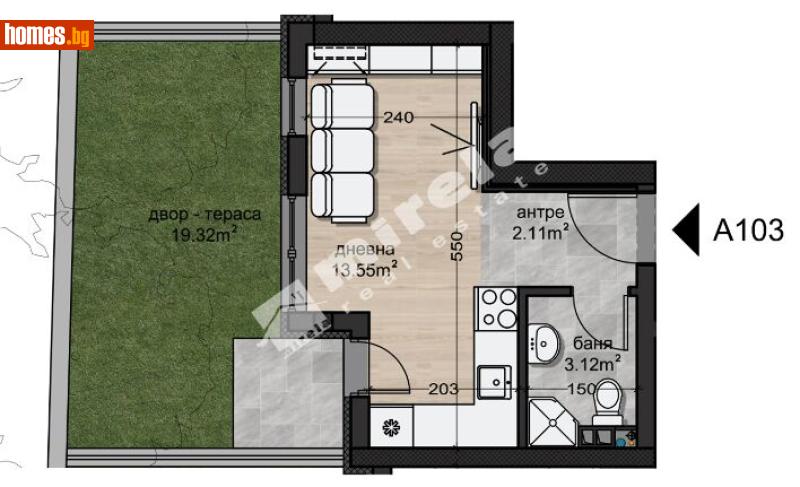 Едностаен, 27m² - Жк. Надежда 2, София - Апартамент за продажба - МИРЕЛА - 120841473
