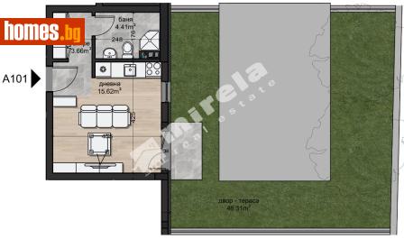 Едностаен, 35m² - Апартамент за продажба - 120841482