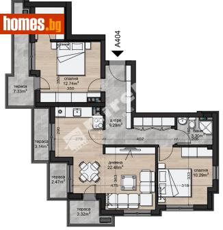 Тристаен, 112m² - Апартамент за продажба - 120841490