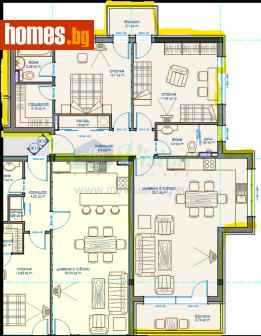 Тристаен, 126m² - Апартамент за продажба - 120842387