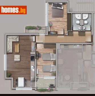 Тристаен, 120m² - Апартамент за продажба - 120842388