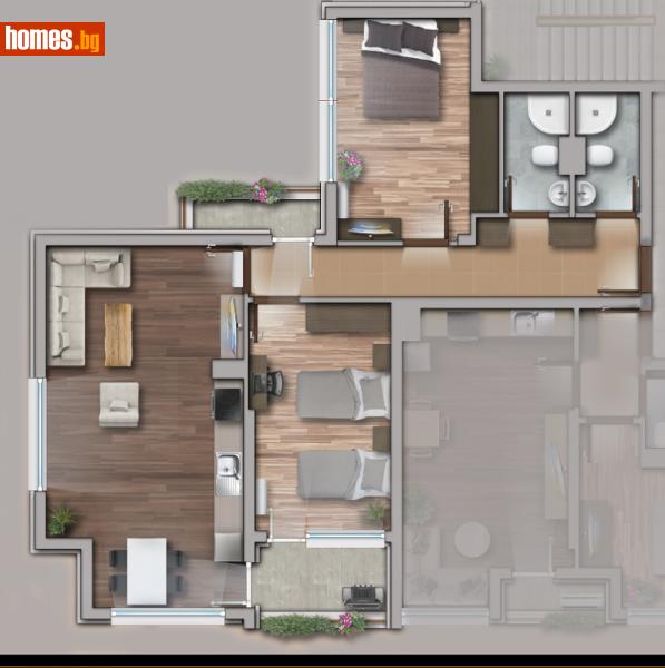 Тристаен, 120m² - Жк. Хаджи Димитър, София - Апартамент за продажба - Myvision Real Estate - 120842388