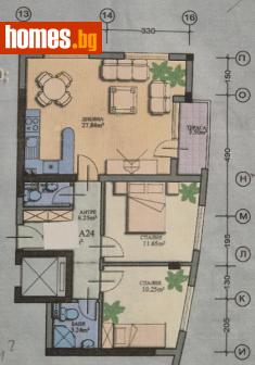Тристаен, 77m² - Апартамент за продажба - 120844746