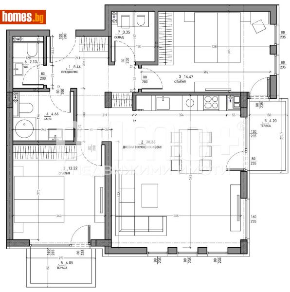 Тристаен, 119m² - Кв. Малинова Долина, София - Апартамент за продажба - Примо Плюс - 120846652