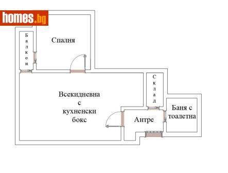 Двустаен, 68m² - Апартамент за продажба - 120852218