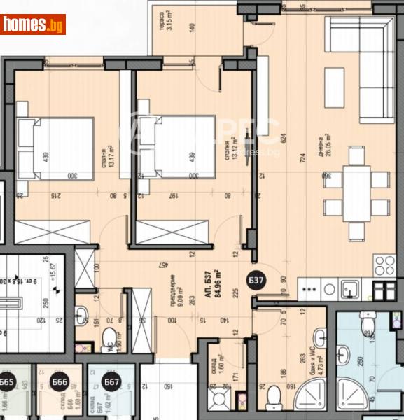 Тристаен, 99m² - Жк. Люлин 5, София - Апартамент за продажба - АДРЕС НЕДВИЖИМИ ИМОТИ - 120859442
