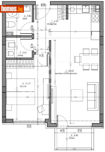 Двустаен, 75m² - Кв. Малинова Долина, София - Апартамент за продажба - Примо Плюс - 120864739