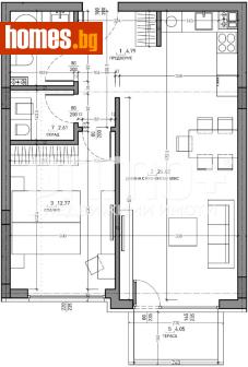 Двустаен, 75m² - Апартамент за продажба - 120864827