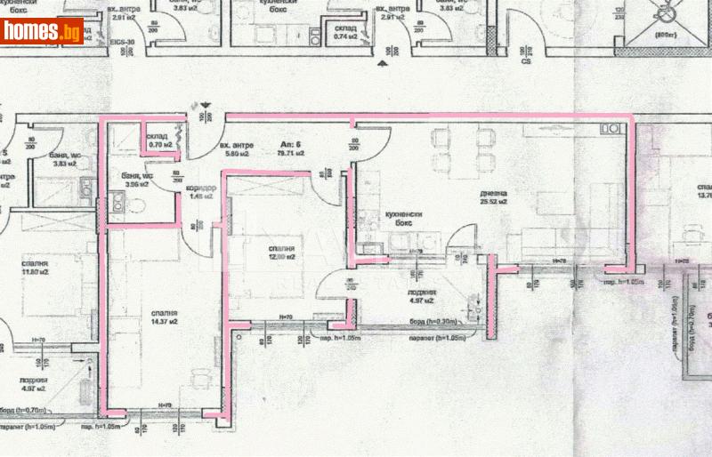 Тристаен, 97m² - Жк. Изгрев, Бургас - Апартамент за продажба - ЯВИСТ - 120871330