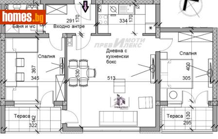 Тристаен, 103m² - Апартамент за продажба - 120879725
