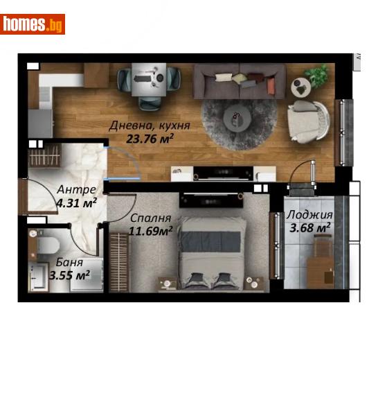 Двустаен, 69m² -  Аязмото, Стара Загора - Апартамент за продажба - КОНСУЛТ ИМОТИ СС - 120913466