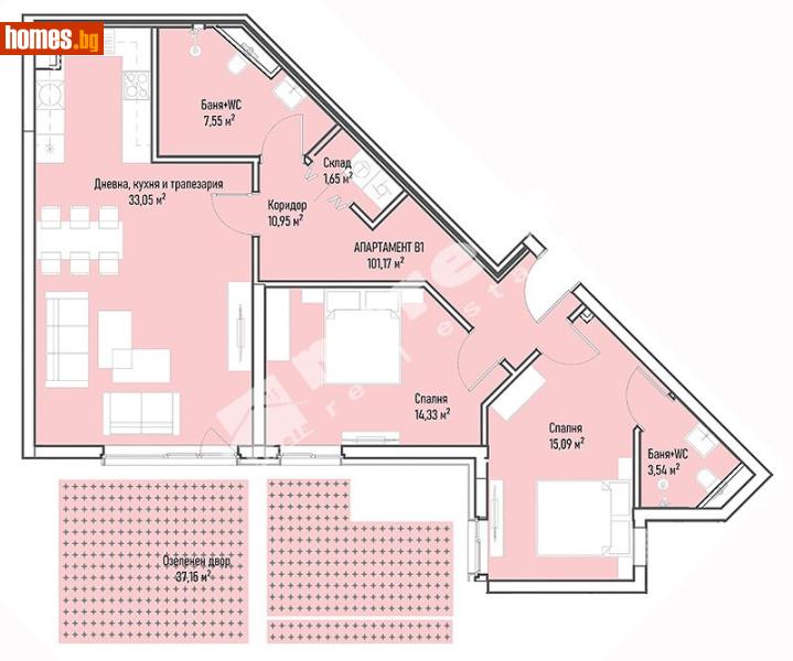 Тристаен, 125m² - Жк. Младост 4, София - Апартамент за продажба - МИРЕЛА - 120928801