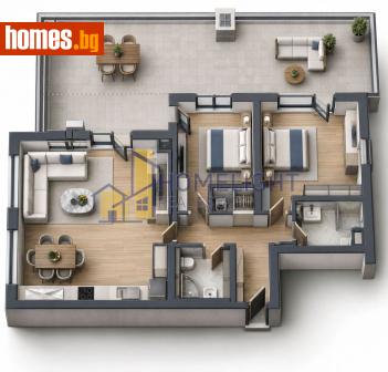 Тристаен, 190m² - Апартамент за продажба - 120963246