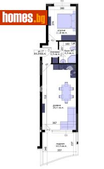Двустаен, 74m² - Апартамент за продажба - 120981984